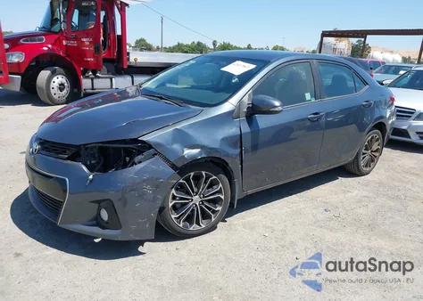 2016 Toyota Corolla S Plus from USA, damaged, VIN 5YFBURHE4GP496356